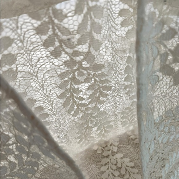 Michael Michael Kors Ivory Bell Sleeve Lace Dress Size M - Picture 11 of 15